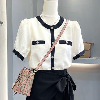 Short-sleeve Short-sleeve Blouse