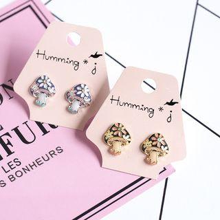 Floral Mushroom Earring