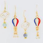Non-matching Cloud & Balloon Dangle Earring