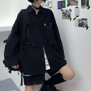 Single-breasted Brooch Jacket