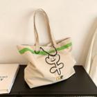 Flower Print Lightweight Tote Bag