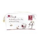 Snoopy Letter Pattern Pouch (red) One Size