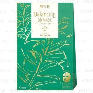 Kracie - Hadabisei Balancing 3d Mask Tea Tree Ex 3 Pcs