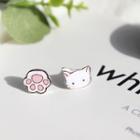 Cat Non-matching Stud Earring