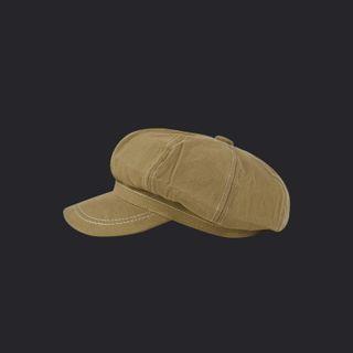 Contrast Stitching Newsboy Cap