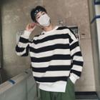 Oversize Striped Pullover