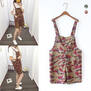 Camouflage Short Dungaree