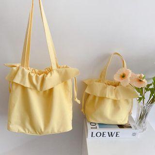 Ruffled Bucket Bag