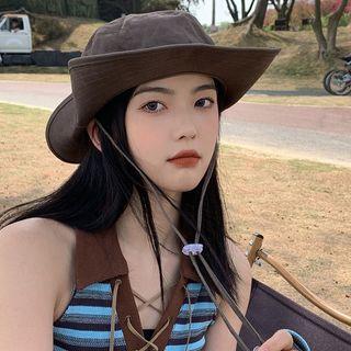 Plain Denim Sun Hat