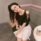 Strappy Sleeve Tee