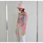 Long-sleeve Tie-dyed T-shirt