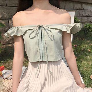 Strapless Off Shoulder Top