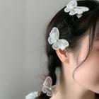 Butterfly Hair Clip 1 Pc - Butterfly - White - One Size