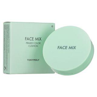 Tony Moly - Face Mix Primer Color Cushion Spf50+ Pa+++ (#02 Mint)