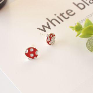 Mushroom Stud Earring
