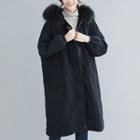 Zip-up Long Parka