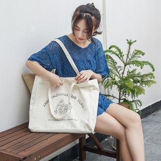 French Alphabet Shopping Bag