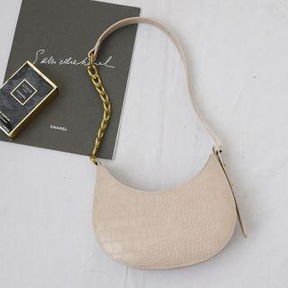 Chain-trim Shoulder Bag