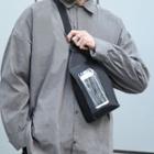 Waterproof Touchscreen Sling Bag 1 Pc - Black - One Size