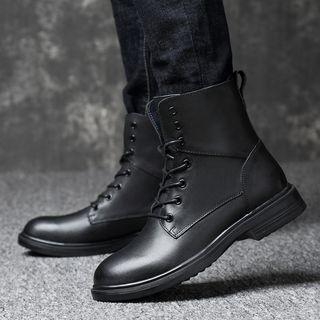 Couple Genuine-leather Short Boots