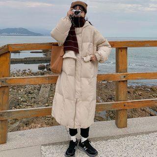 Hood Padded Coat Off-white - One Size