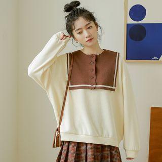 Detachable Collar Sweater