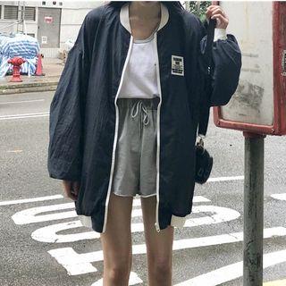 Applique Bomber Jacket As Shown In Figure - One Size