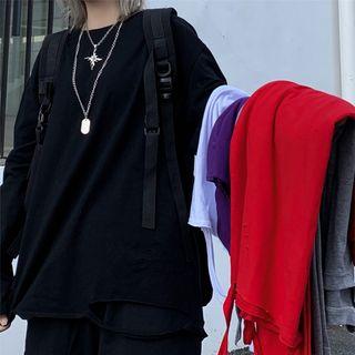 Long-sleeve Ripped Shirt