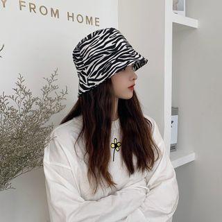 Knit Plaid Beanie