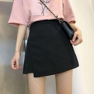 Mini A-line Asymmetric Skirt