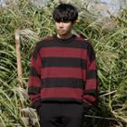 Distressed Stripe Sweater