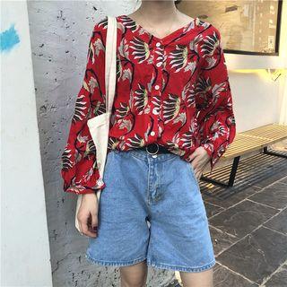 Floral-print Shirt