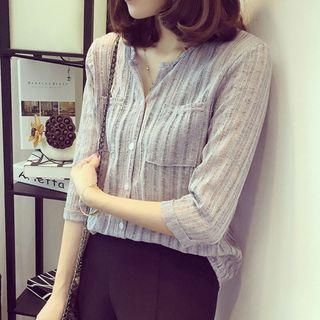 V-veck 3/4-sleeve Shirt