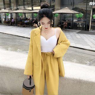 Loose-fit Blazer / High-waist Dress Pants
