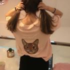 Short-sleeve Embrodiered T-shirt
