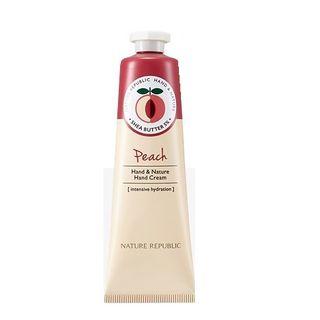 Nature Republic - Hand & Nature Hand Cream - 23 Types New Package - Peach