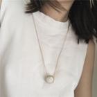 Marble Ball Long Necklace