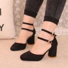 Pointy Toe Chunky-heel Sandal