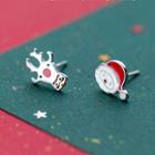 925 Silver Christmas Earring  - One Size