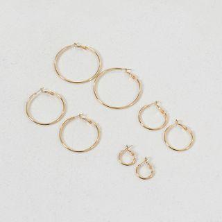 Hoop Earring Set (8 Pcs)