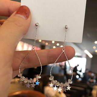 Star Drop 925 Sterling Silver Earring