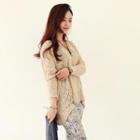 V-neck Dip-back Knit Top