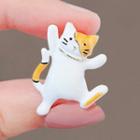 Cat Brooch Ly2537 - White - One Size