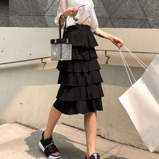 Glitter Top / Ruffle Skirt