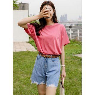 Basic Dolman-sleeve T-shirt