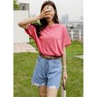 Basic Dolman-sleeve T-shirt