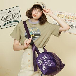 Embroidered Carryall Bag