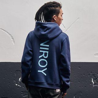 Lettering Hoodie / Ribbon Detail Sweatshirt