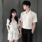 Couple Matching Short-sleeve Shirt / Dress Pants