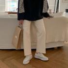 Plus Size Fringe-trim Wide-leg Pants